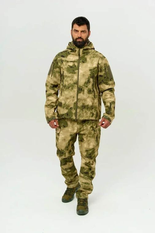 Костюм тактический утепленный Softshell Мох