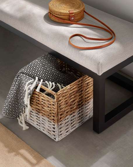 Банкетка Yola серая