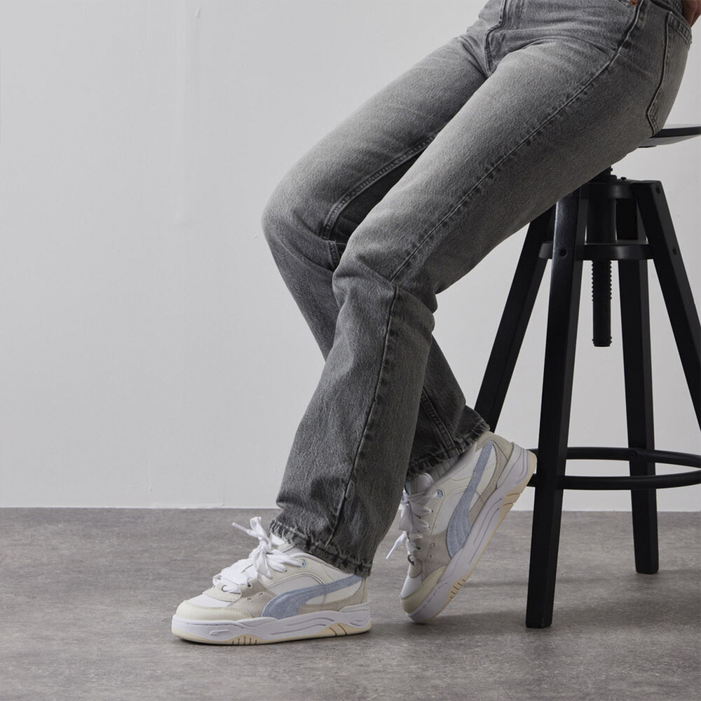 Кроссовки Puma 180 White / Grey / Blue Wmns