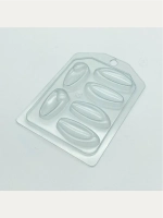 Пластиковая форма для шоколада Заяц / Ушки МИНИ 3 пары