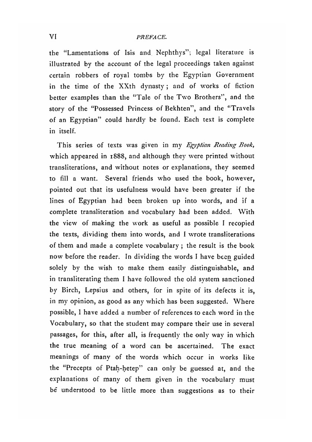 An Egyptian reading book for beginners | E. A. Wallis Budge