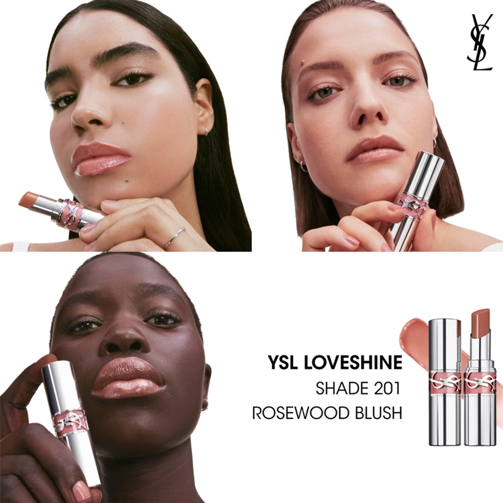 Yves Saint Laurent Loveshine Lipstick - Увлажняющая глянцевая помада, 3,2 g
