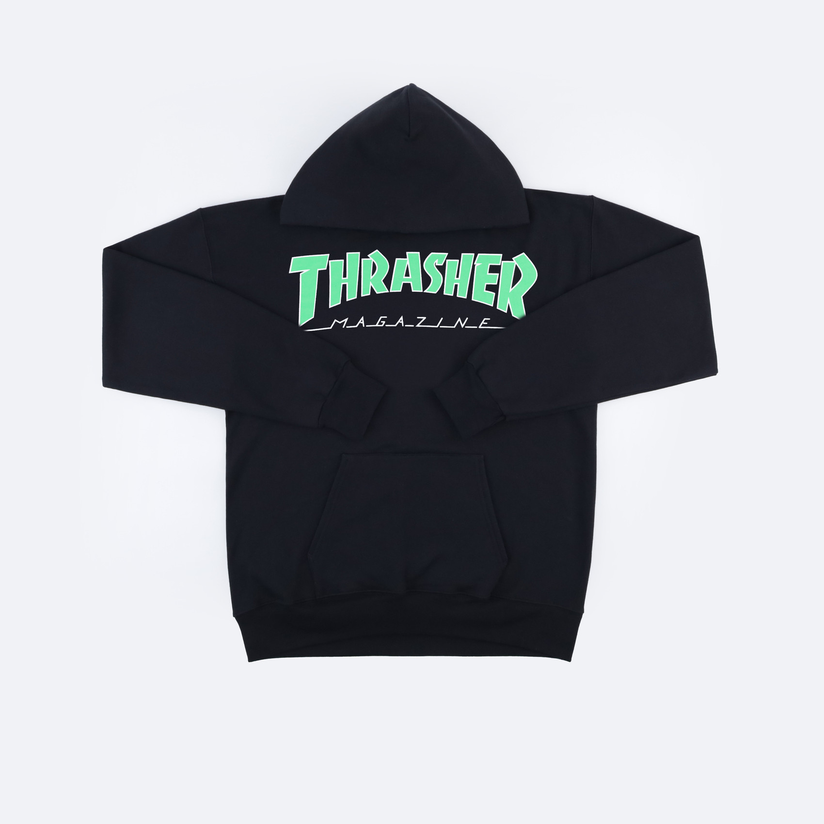 Худи Thrasher Outlined Hoodie (black/green) артикул: - купить в магазине Дайс