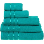 Полотенце махровое 50*90см «LUNA» цвет зеленый 05050 плотность 360гр/м2