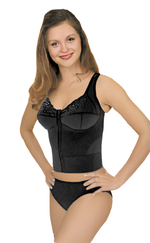 Полуграция - корректор осанки с передней застежкой Lora Tonus Elast, 75E Черный