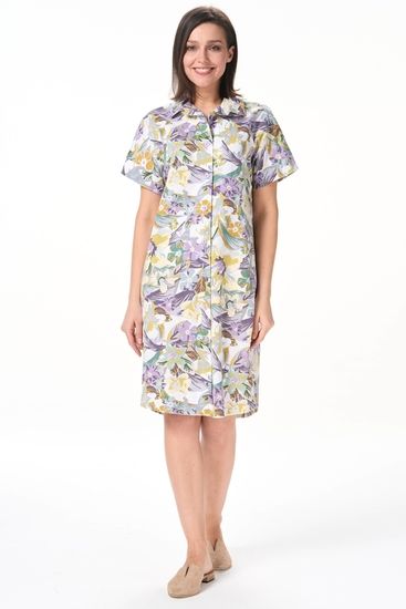 Платье-рубашка женское N2090-F11,мультиколор