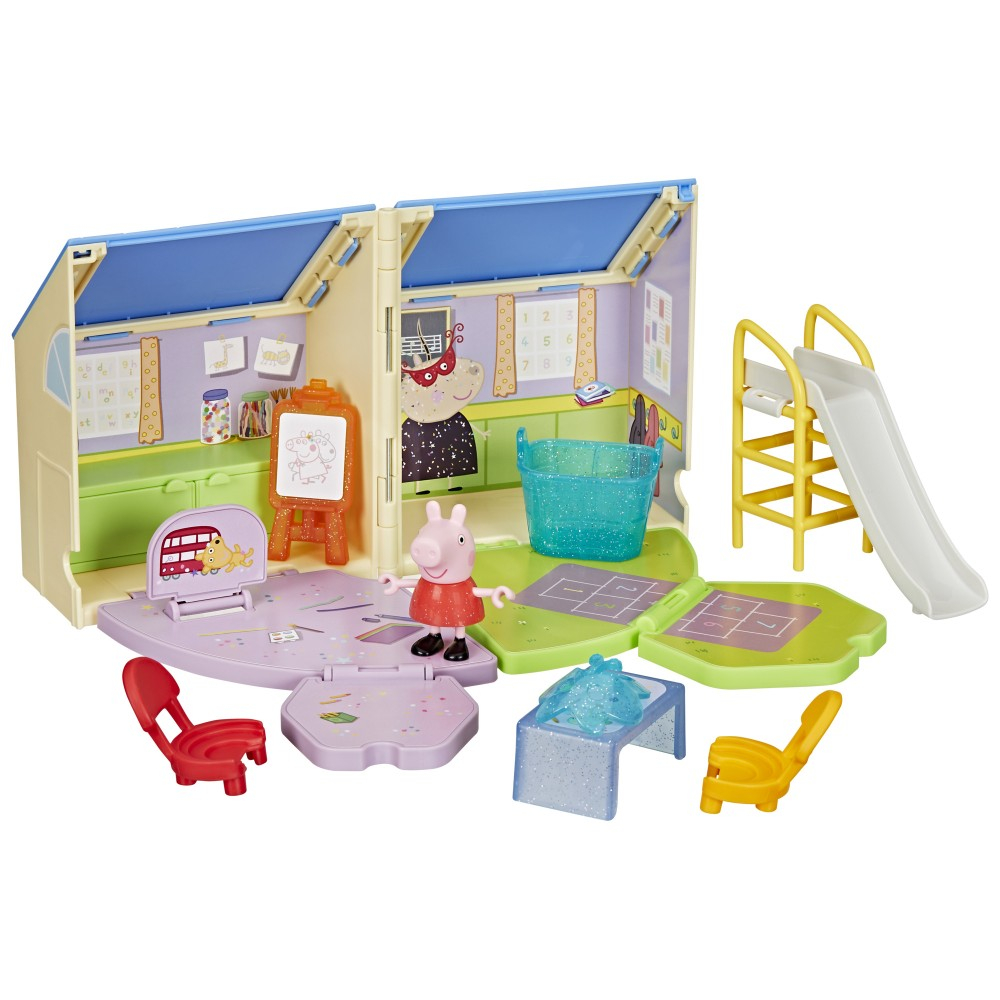 Hasbro ŚWINKA PEPPA - Детский сад с игровой площадкой Раскладной + аксессуары G0530