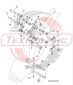 Палец JLV0083 (KLV0099) ковш-рукоять (Ю.Корея)