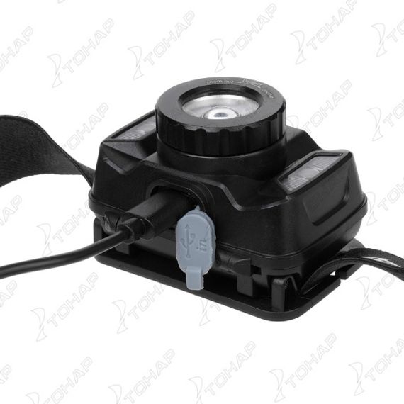 Фонарь налобный сенсорный 380 LM, IP44, USB (N-FN-HL18) NISUS