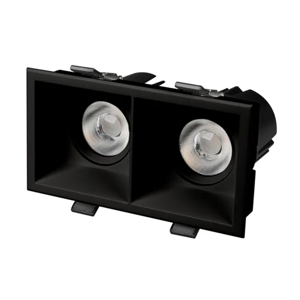 Светильник MS-FLOW-BUILT-S157x85-2x6W Warm3000 (BK, 15 deg, 230V) (Arlight, IP20 Металл, 5 лет) 061265