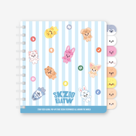 Блокнот SKZOO INDEX NOTE SEOUL Ver. - SKZOO Everywhere All Around The World