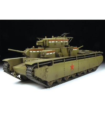 Сборная модель ZVEZDA Советский тяжелый танк Т-35, подарочный набор, 1/35