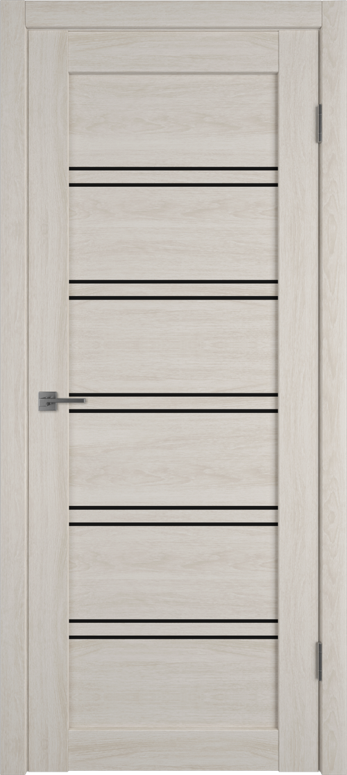 Дверь Atum Pro 28 / Scansom Oak / Black Gloss / Владимирские двери