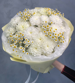 Хризантемы с танацетумом