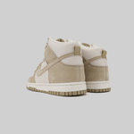 Кроссовки Nike Dunk High Tan Suede White  - купить в магазине Dice