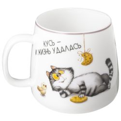 КРУЖКА LEFARD "СЧАСТЬЕ ЕСТЬ" 450 МЛ