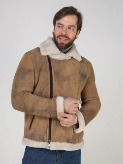 Дубленка зимняя натуральная куртка косуха