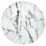 Набор кофейных столиков Bradex Home ов Tango белый мрамор с белыми ножками