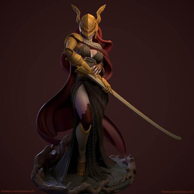 Фигурка Маления Клинок Микеллы богиня гнили Кольцо Элдена Malenia blade of miquella Goddess of Rot Elden Ring