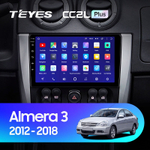 Teyes CC2L Plus 9" для Nissan Almera 2012-2018