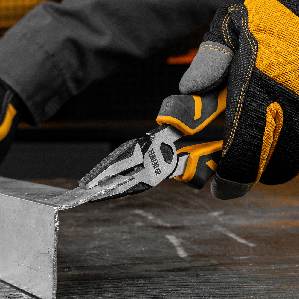 Набор инструментов, 1/2", 1/4", CrV, S2, пластиковый кейс, 64 предмета Denzel