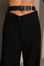 Брюки со шлевками