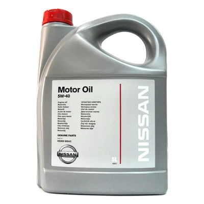 NISSAN KE90090042 SAE 5w40 SN/CF Мотор. масло  5 л