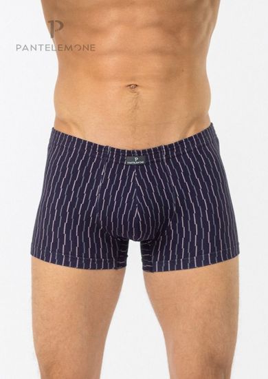 Трусы мужские боксеры для больших мужчин Pantelemone PMHB-1320, полоса темно-синяя