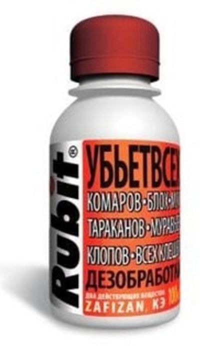 Зафизан от клещей комаров блох мух тараканов муравьев  100мл (1/45)