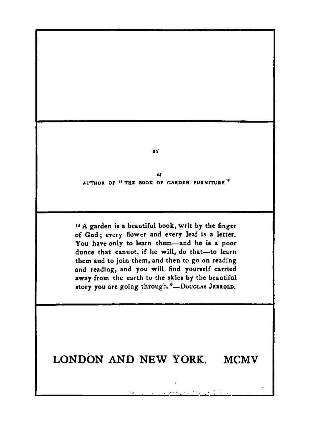 The book of garden design | Charles Thonger