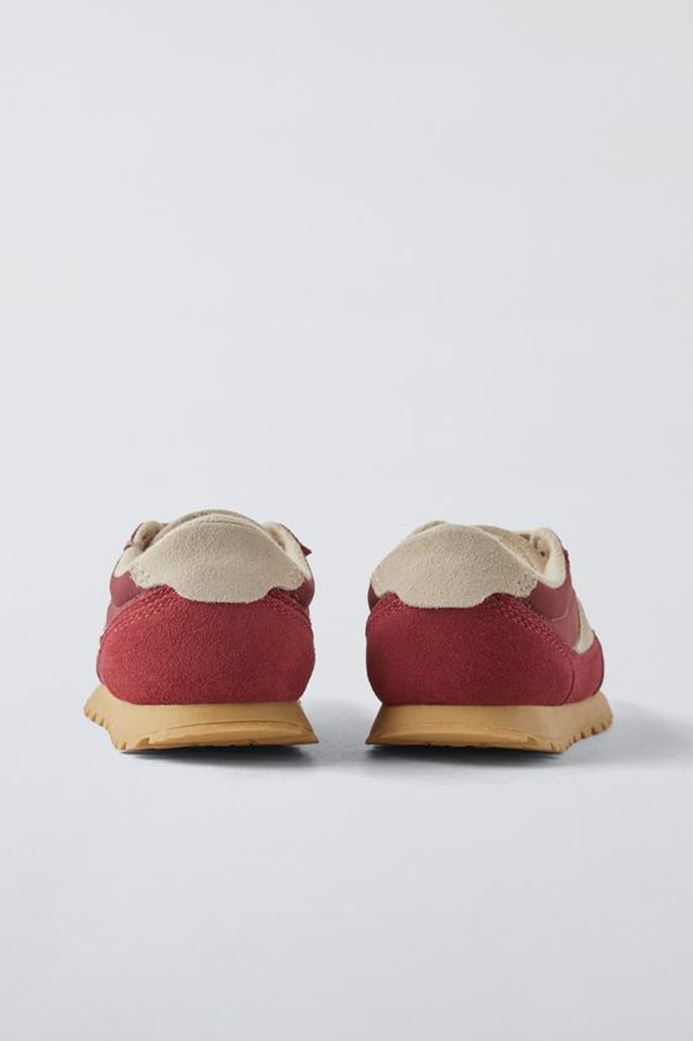 ZARA КРОССОВКИ SOFT, КРАСНЫЙ