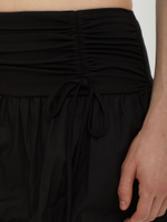 Юбка Black Puff Mini With Ruching At The Waistband