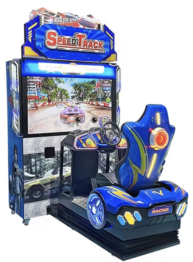 Игровой автомат гонки, с рулём &quot;SpeedTrack&quot;