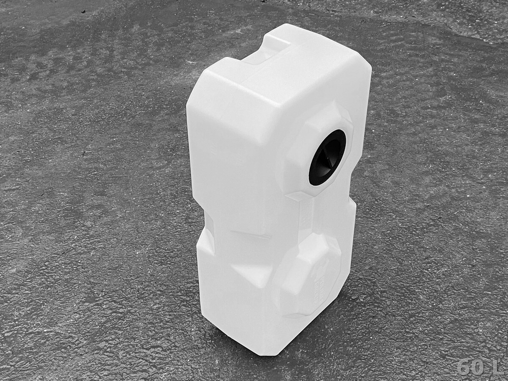 Ёмкость пластиковая пищевая Полимер-Групп T 60 л. прямоугольные (795x395x262см;4,3кг;белый) - арт.559030