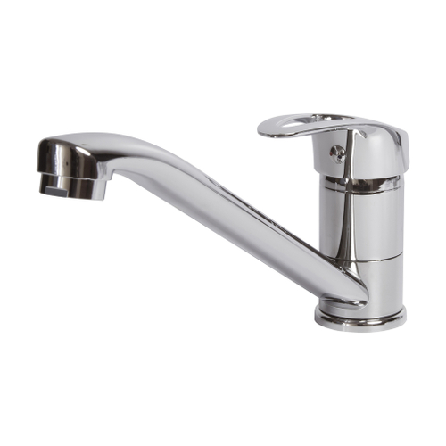 Смеситель для кухни 35к F4239-В FRAP (плоск.длин.пов. излив, п/шпильку, хром, силумин)