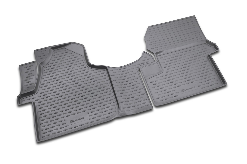 Коврики Standard, в салон для VW Crafter 2006-2015, 2 шт. (полиуретан, чёрные) Element.NLC.51.24.210