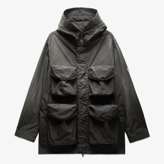 M65PRK_JCKT Sprayed Reflective Black