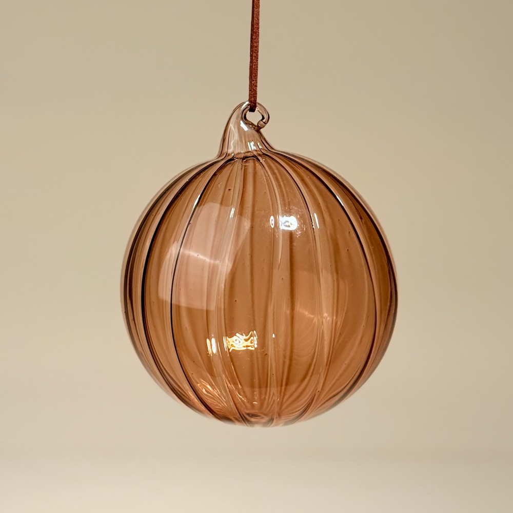 Елочная игрушка "Шоколад" (стекло), D12 см