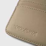 Кардхолдер Ymkashix Гладкая кожа песочный