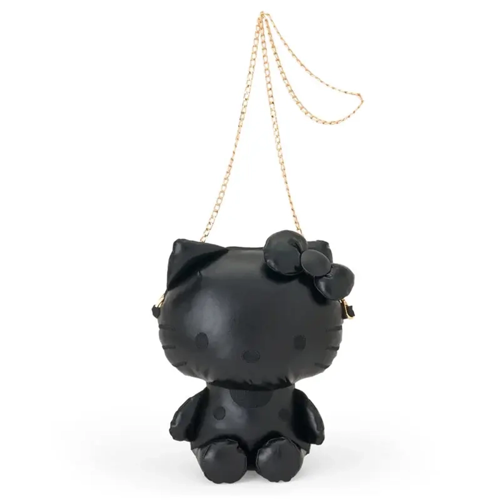 SANRIO СУМКА HELLO KITTY ЧЕРНАЯ НА ЦЕПОЧКЕ