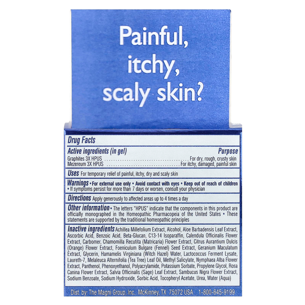 MagniLife, Psoriasis Care +, концентрированный увлажняющий гель, 56 г (2 унции)