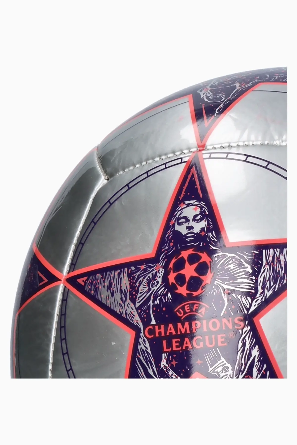 Футбольный мяч adidas UCL Club 25/26 размер 3 - серебряный