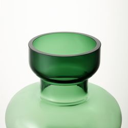 Ваза Florum, 30 см, изумрудная