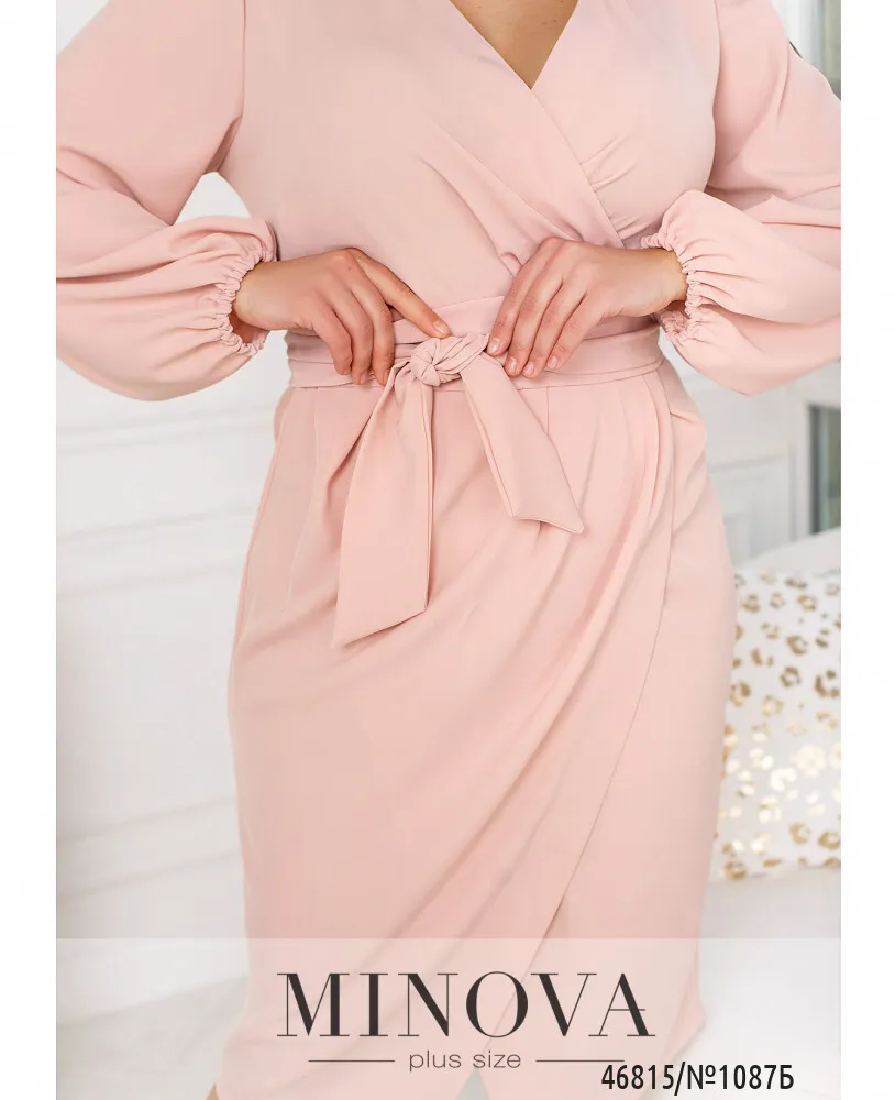 Платье 1087Б-пудра Minova