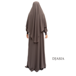 SET: DRESS WITH KHIMAR FROM MEDINA SILK (One size)