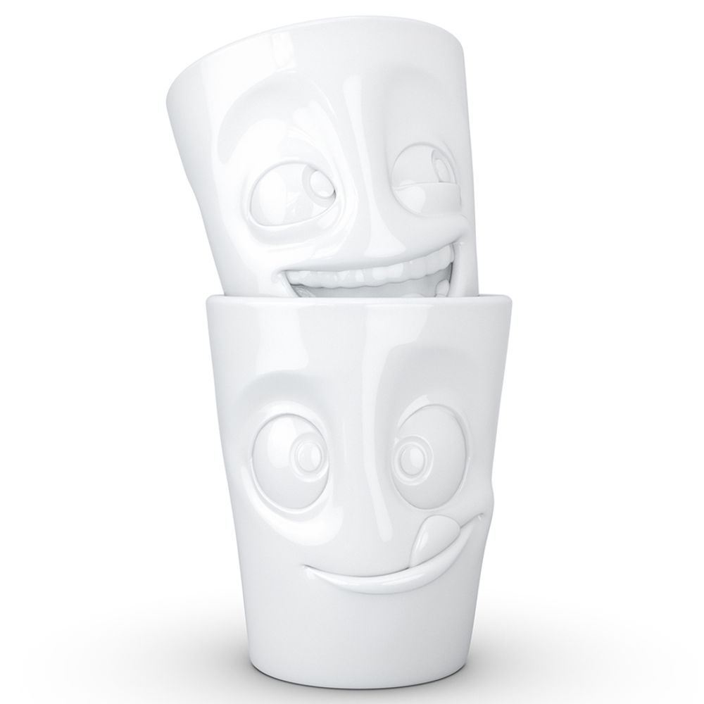 Набор кружек Joking & Tasty, 350 мл, белый, 2 шт.