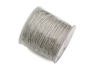 Шнур нейлоновый 0,8мм, серый (1 катушка)