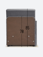 Кресло-кровать "Миник" с правым подлокотником, под правую руку