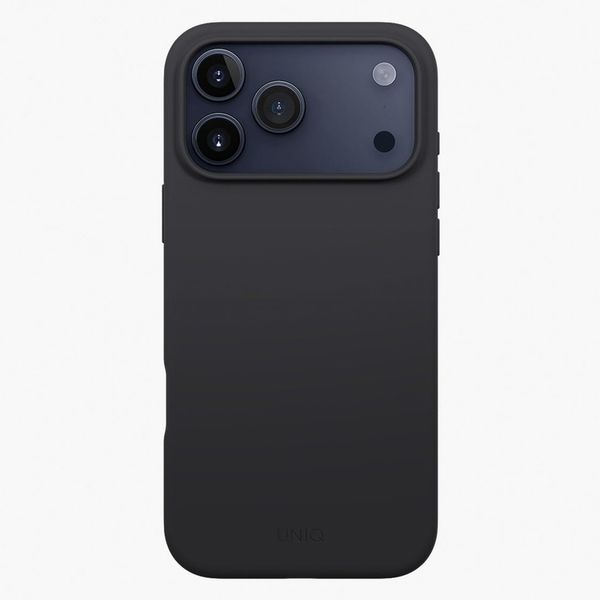Чехол Uniq Lino Case для iPhone 17 Pro Max, Угольно‑серый | Charcoal Grey