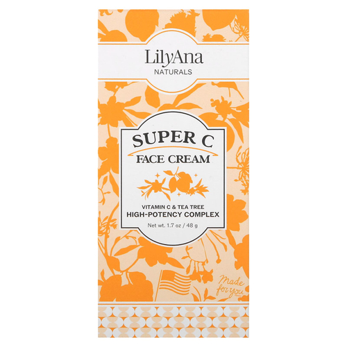 Lilyana Naturals, Крем для лица Super C, 48 г (1,7 унции)